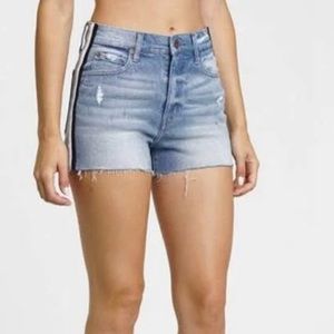 Pistola jean shorts, racer stripe